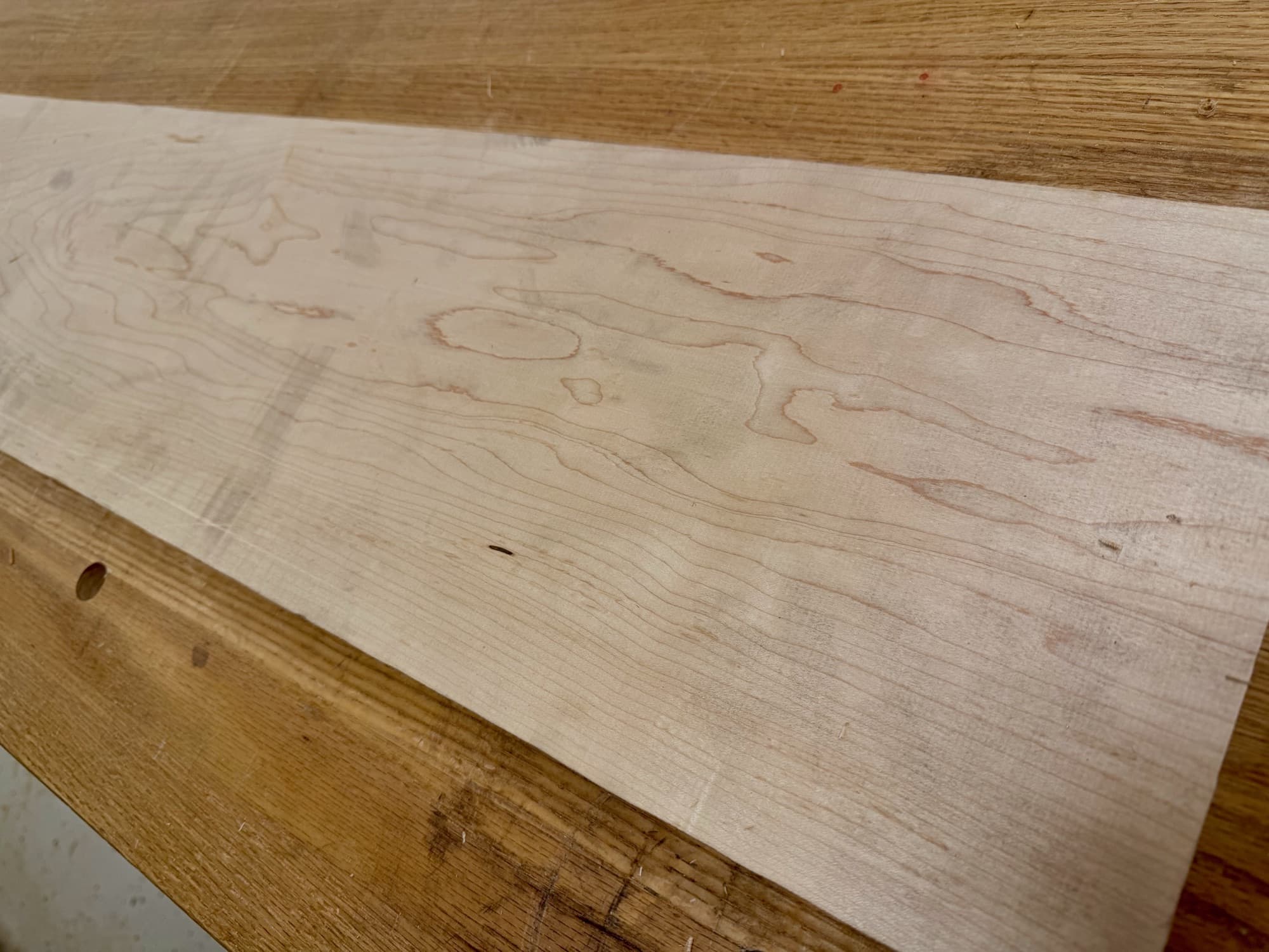 Maple Box in progress