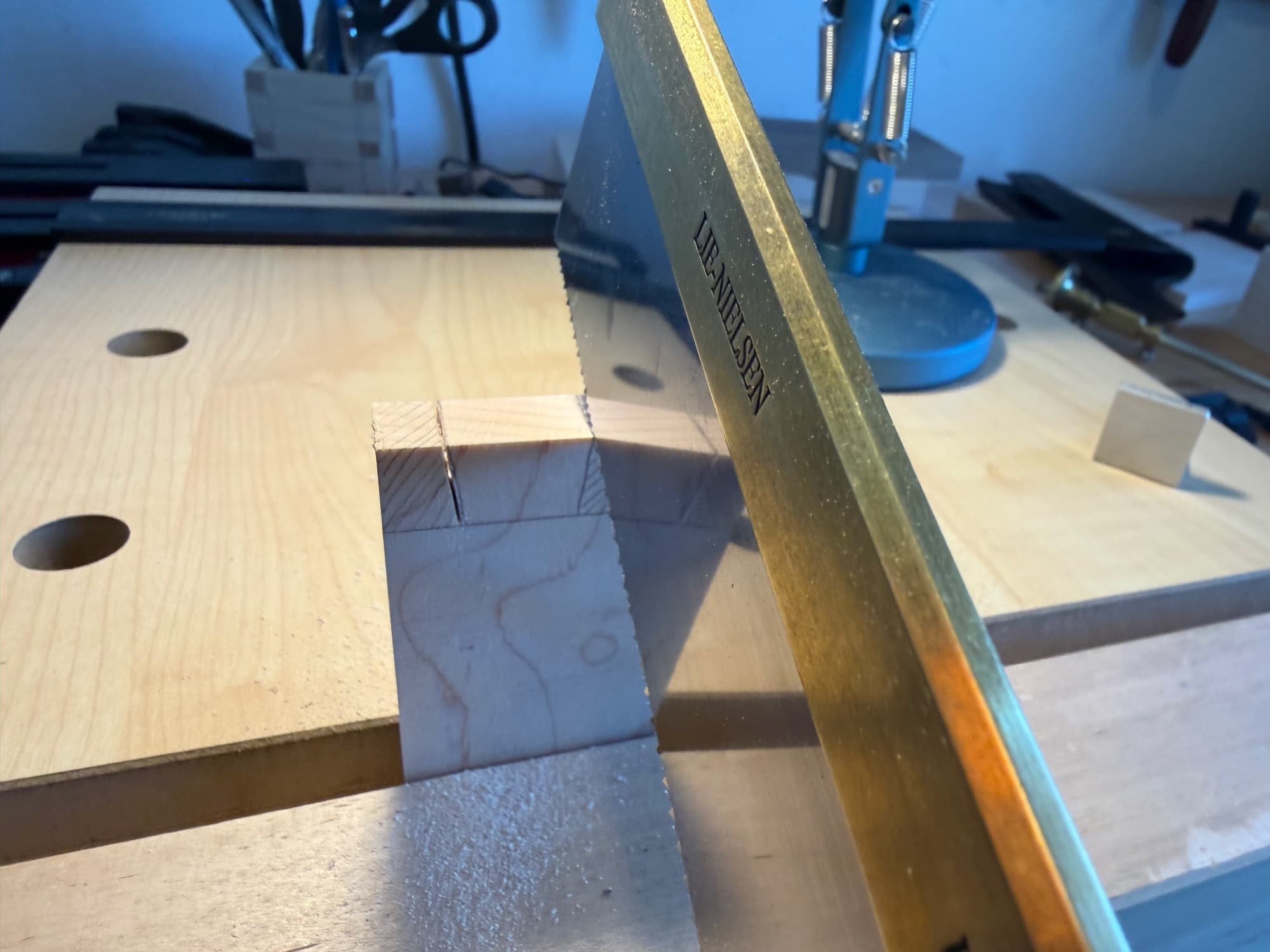 Maple Box in progress