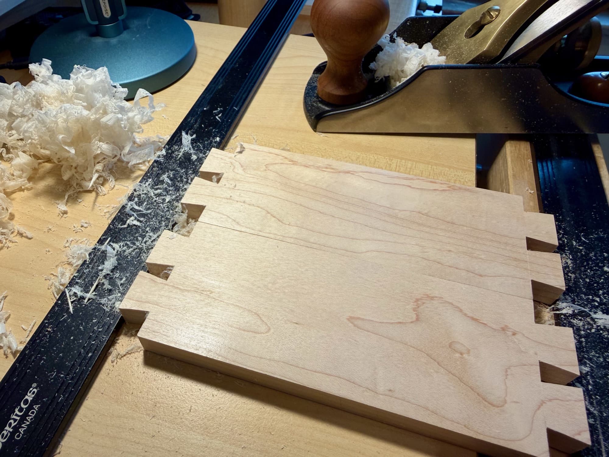Maple Box in progress